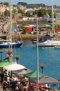 st peter port guernsey boats and shops