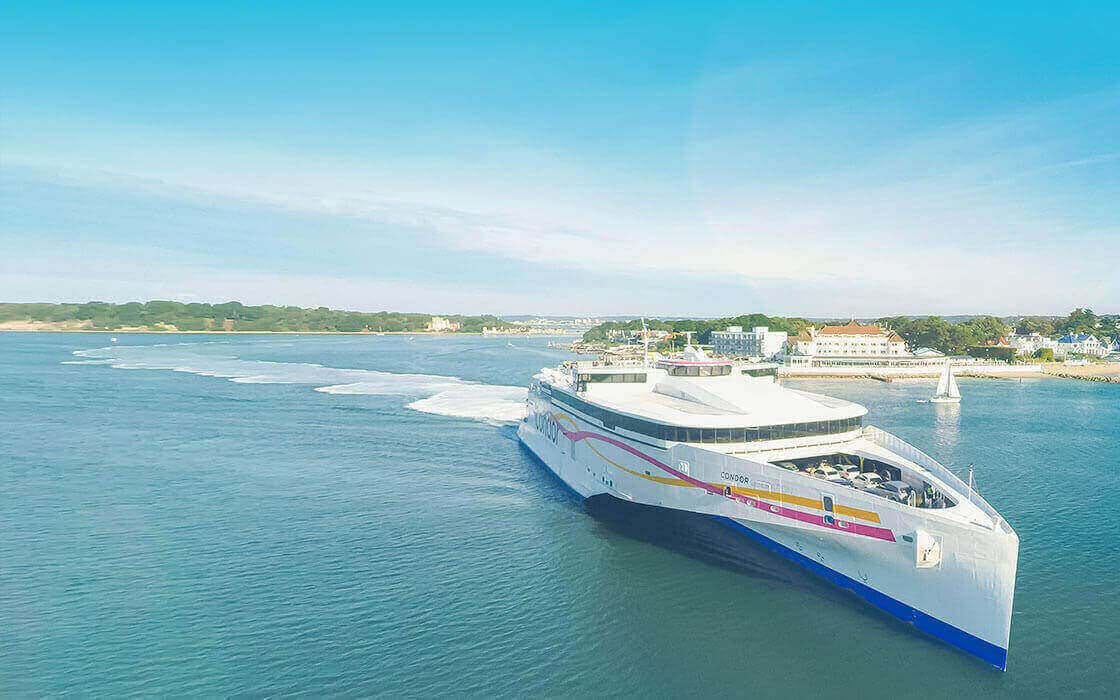 condor liberation ferry  in sea
