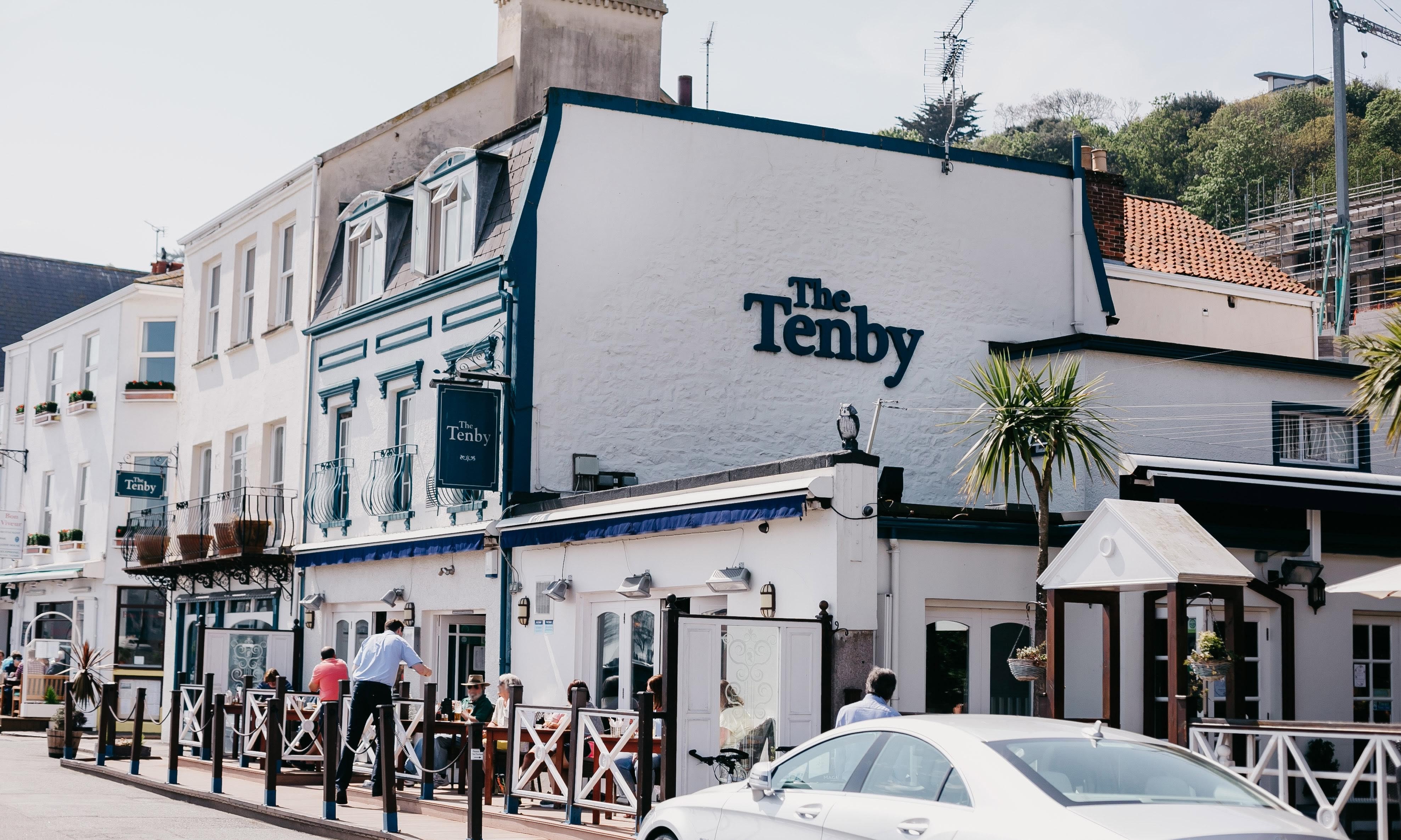 exterior view of the tenby pub jersey